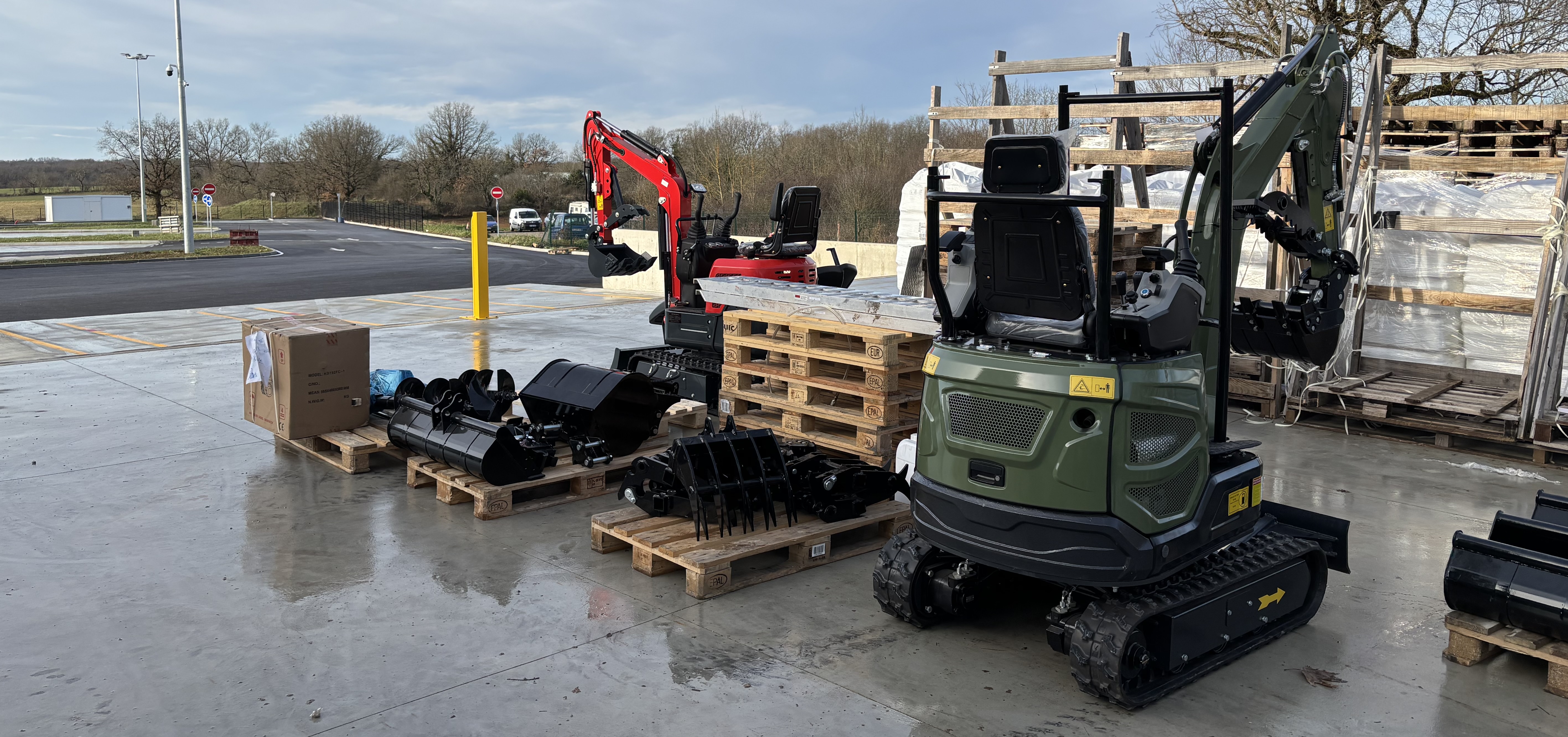 Mini-pelle 1 tonne Holitor